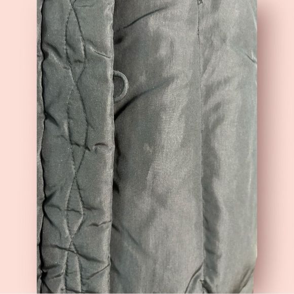 Vintage 70s 80s Women’s Black Long Down Puffer Coat - Picture 12 of 14